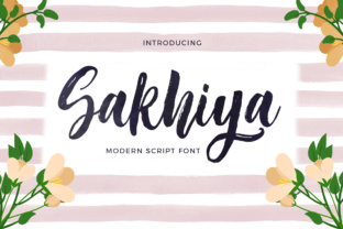 Sakhiya Script: The Handwritten Font That Feels Personal